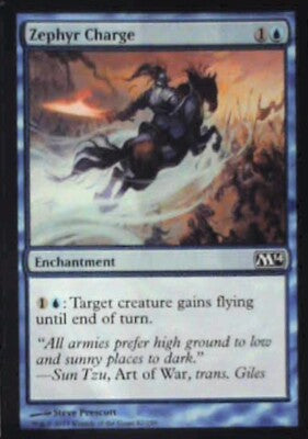 Zephyr Charge - Magic 2014 (M14): #82, Magic: The Gathering Lp R38