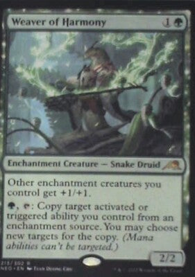 Weaver of Harmony - Kamigawa: Neon Dynasty: #213, Magic: The Gathering Nm R237