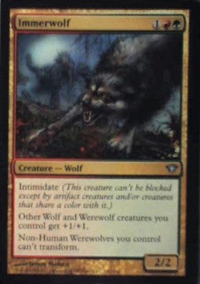 Immerwolf - Dark Ascension: #141, Magic: The Gathering Nm C337