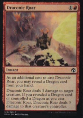 Draconic Roar - Iconic Masters: #123, Magic: The Gathering Nm R32
