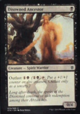 Disowned Ancestor - Khans of Tarkir: #70, Magic: The Gathering Nm R169
