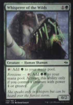 Whisperer of the Wilds - Fate Reforged: #144, Magic: The Gathering Lp R234
