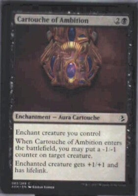 Cartouche of Ambition - Amonkhet: #83, Magic: The Gathering Nm R106