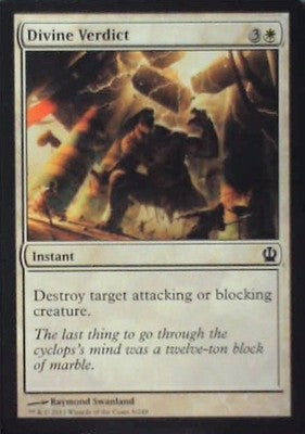 Divine Verdict - Theros: #8, Magic: The Gathering Nm C338