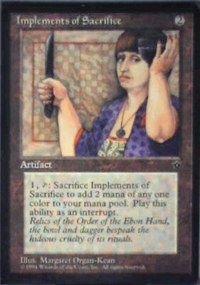 Implements of Sacrifice - Fallen Empires: #88, Magic: The Gathering Nm R100