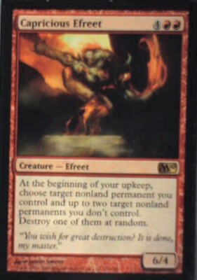 Capricious Efreet - Magic 2010 (M10): #131, Magic: The Gathering Nm R155