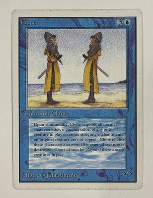 Clone Unlimited LP Light Play MTG Magic The Gathering