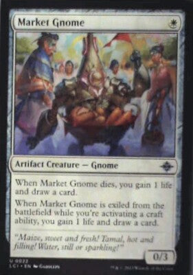 Market Gnome - The Lost Caverns of Ixalan: #22, Magic: The Gathering Nm R203