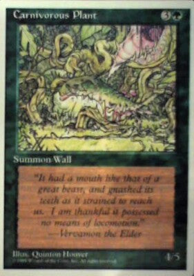 Carnivorous Plant - Fourth Edition: #235, Magic: The Gathering Nm R171