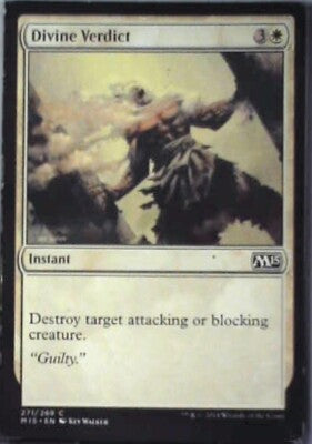 Divine Verdict - Magic 2015 (M15): #271, Magic: The Gathering Lp R96