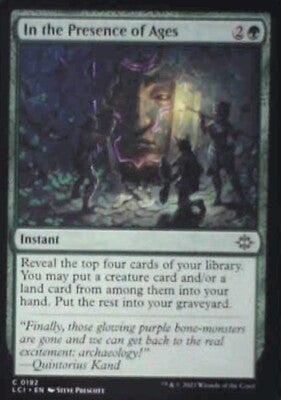 In the Presence of Ages - The Lost Caverns of Ixalan: #192, MTG Nm R230