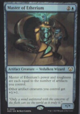 Master of Etherium - Commander: March of the Machine: #226, MTG Nm R233
