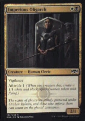 Imperious Oligarch - Ravnica Allegiance: #184, Magic: The Gathering Nm R49