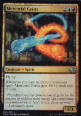 Mercurial Geists - Eldritch Moon: #186, Magic: The Gathering Nm R166