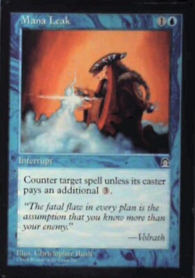 Mana Leak - Stronghold: #36, Magic: The Gathering Lp R209