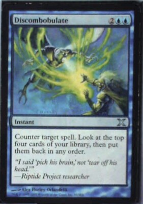 Discombobulate - 10th Edition: #81, Magic: The Gathering Lp R38