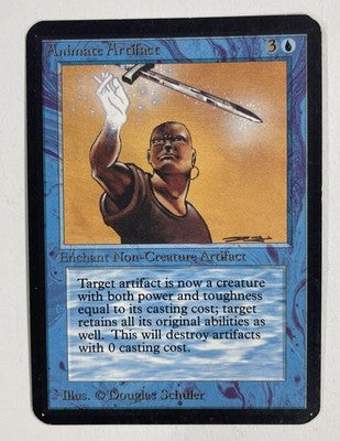 Animate Artifact Alpha LP Light Play MTG Magic The Gathering