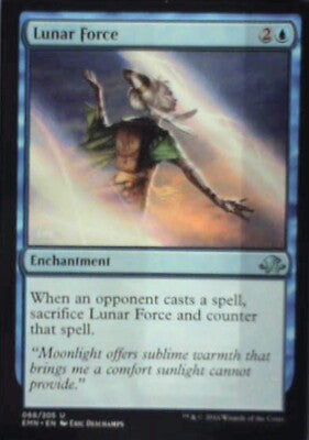 Lunar Force - Eldritch Moon: #68, Magic: The Gathering Nm R160