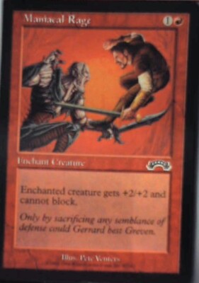 Maniacal Rage - Exodus: #87, Magic: The Gathering Lp R96