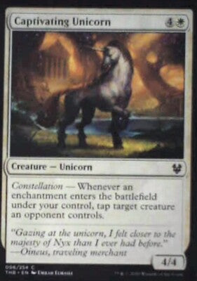 Captivating Unicorn - Theros Beyond Death: #6, Magic: The Gathering Nm R232