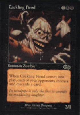 Cackling Fiend - Urza's Saga: #121, Magic: The Gathering Nm R102