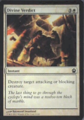 Divine Verdict - Theros: #8, Magic: The Gathering Nm R225