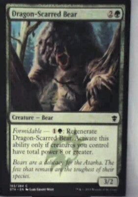 Dragon-Scarred Bear - Dragons of Tarkir: #183, Magic: The Gathering Nm R102