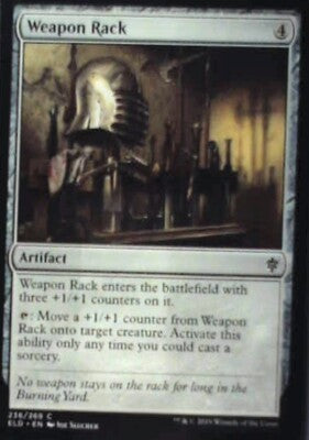 Weapon Rack - Throne of Eldraine: #236, Magic: The Gathering Nm R129