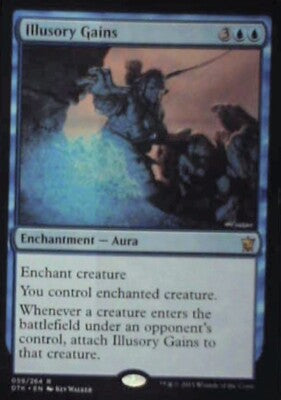 Illusory Gains - Dragons of Tarkir: #59, Magic: The Gathering Nm R236