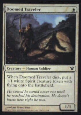 Doomed Traveler - Innistrad: #11, Magic: The Gathering Nm R208
