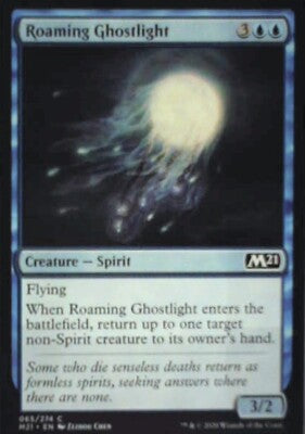 Roaming Ghostlight - Core Set 2021: #65, Magic: The Gathering Nm R34