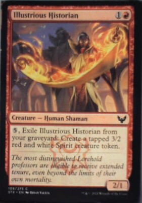Illustrious Historian - Strixhaven: School of Mages: #109, MTG Nm R86