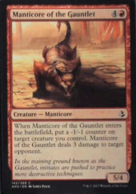 Manticore of the Gauntlet - Amonkhet: #142, Magic: The Gathering Nm R106