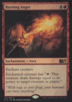 Burning Anger - Magic 2015 (M15): #133, Magic: The Gathering Nm R113