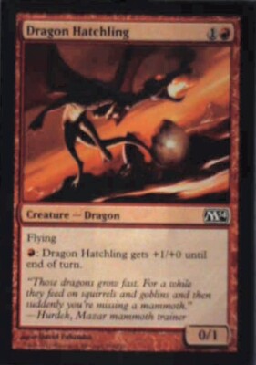 Dragon Hatchling - Magic 2014 (M14): #138, Magic: The Gathering Nm R222