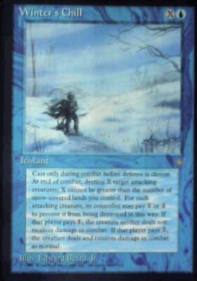 Winter's Chill - Ice Age: #107, Magic: The Gathering Nm R125
