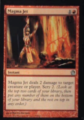 Magma Jet - Theros: #128, Magic: The Gathering Nm R202