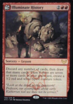 Illuminate History - Strixhaven: School of Mages: #108, MTG Nm R86