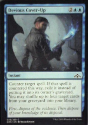 Devious Cover-Up - Guilds of Ravnica: #35, Magic: The Gathering Nm R153