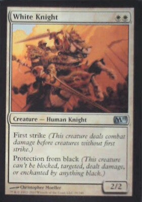 White Knight - Magic 2010 (M10): #41, Magic: The Gathering Nm R83