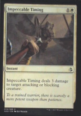 Impeccable Timing - Amonkhet: #18, Magic: The Gathering Nm R103