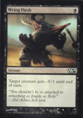 Wring Flesh - Magic 2014 (M14): #122, Magic: The Gathering Nm R180