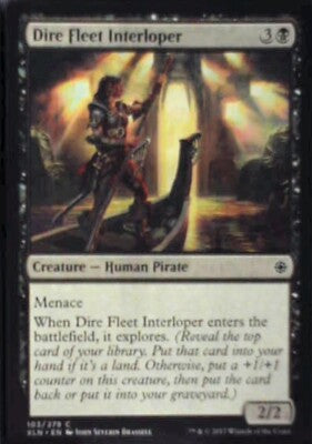 Dire Fleet Interloper - Ixalan: #103, Magic: The Gathering Nm R185