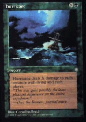Hurricane - Ice Age: #249, Magic: The Gathering Nm R110