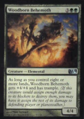 Woodborn Behemoth - Magic 2014 (M14): #203, Magic: The Gathering Lp R38