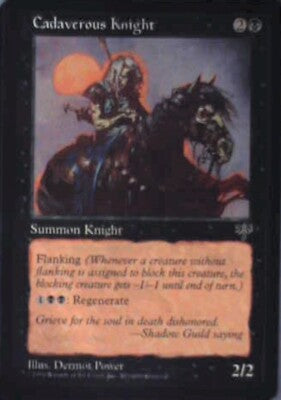 Cadaverous Knight - Mirage: #110, Magic: The Gathering Lp R199