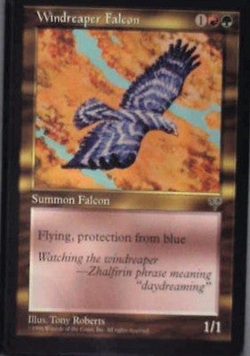 Windreaper Falcon - Mirage: #289, Magic: The Gathering Lp C334