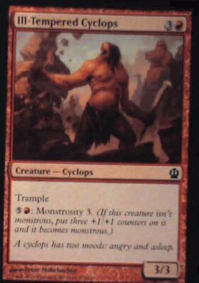 Ill-Tempered Cyclops - Theros: #125, Magic: The Gathering Nm R52