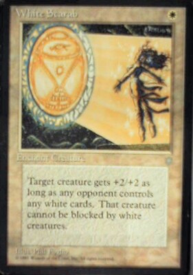 White Scarab - Ice Age: #56, Magic: The Gathering Lp R112
