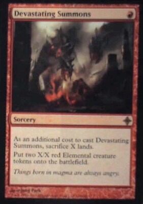 Devastating Summons - Rise of the Eldrazi: #140, Magic: The Gathering Nm R46